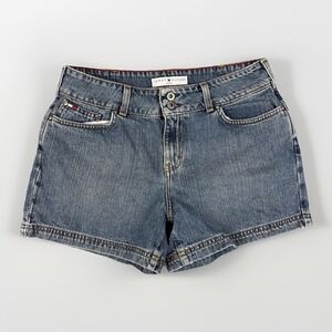 Vintage Tommy Hilfiger Women's Denim Double Button Jean Shorts Size 10 Classic